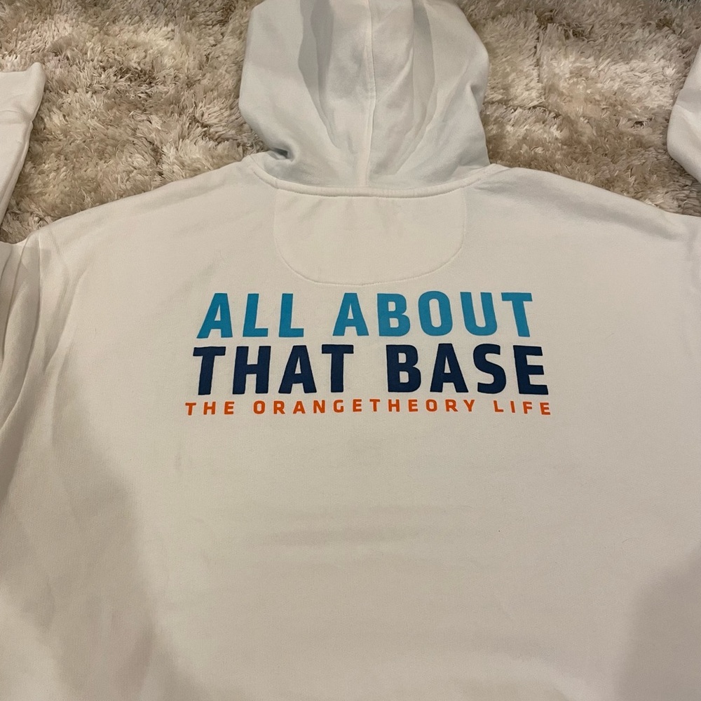 Orange Theory Fitness cropped sweatshirt